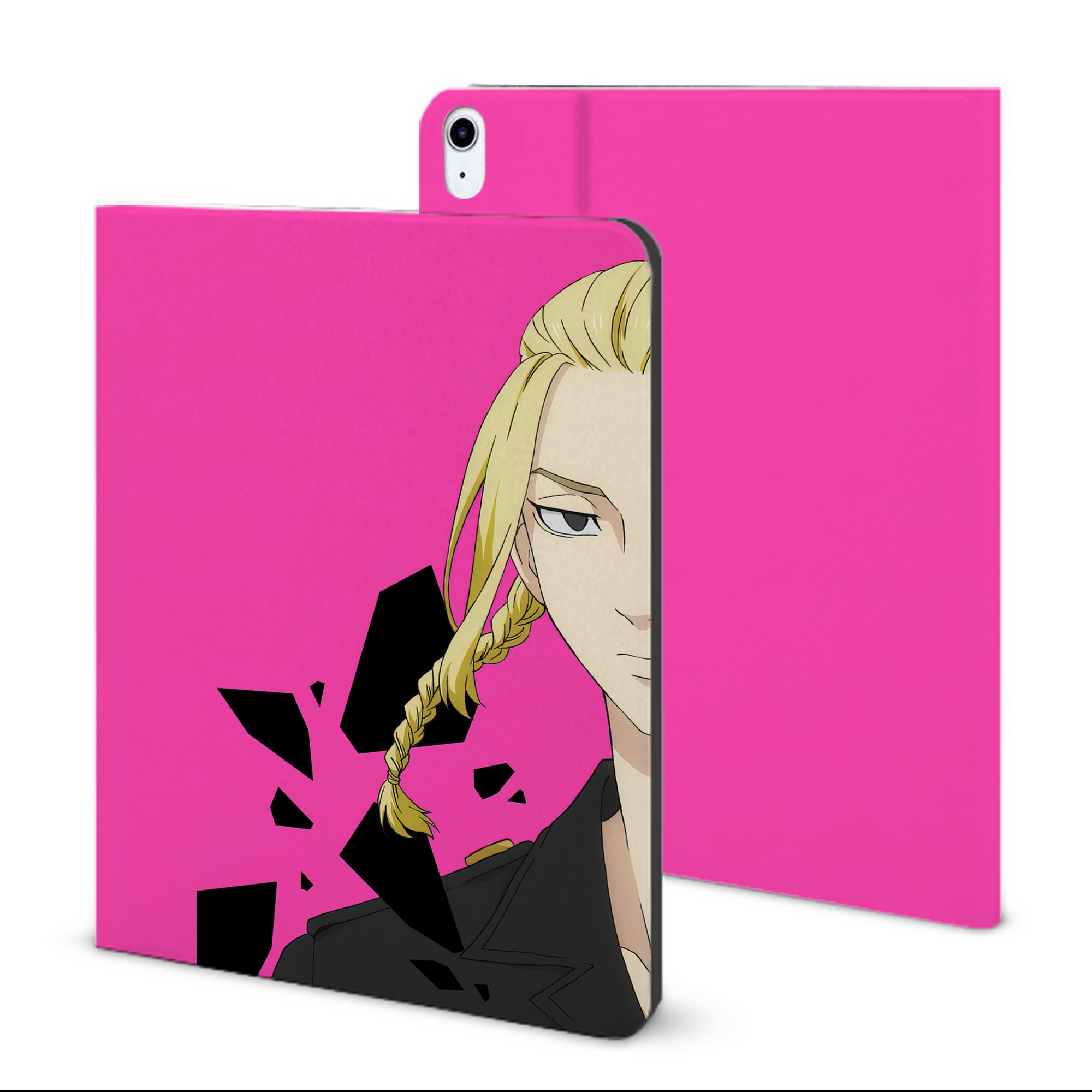 （画像用） 東京リベンジャーズ Tokyo Revengers IPad ケース ブック型 PUレザー TPU 耐衝撃 軽量 薄型 ペン収納なし 全面保護 IPad 各モデル対応